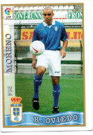 Figurina Card Fichas Card (Liga  Calcio)  Moreno (Real Oviedo 1997/98) - Sport