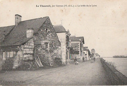 LE THOUREIL, Par Gennes. - La Levée De La Loire. Cliché RARE - Autres & Non Classés