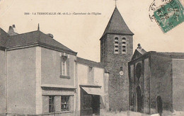 LA TESSOUALLE . - Carrefour De L'Eglise. Cliché RARE - Sonstige & Ohne Zuordnung