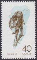 NORWAY 1970 «Wolf (canis Lupus)» Mi# 602 MNH - Autres & Non Classés