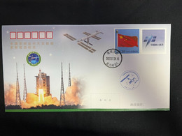 HT-98 CHINA WENTIAN LAB MODULE TO SPACE STATION COMM.COVER 2022 - Azië