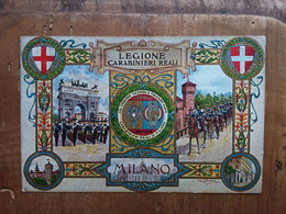 Legione Carabinieri Reali - Milano - Cartolina Viaggiata + Spese Postali - Regiments