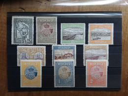 ROMANIA 1913 - Riannessione Di Silistra - Nn. 227/36 Nuovi * + Spese Postali - Unused Stamps