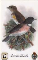 UK - Exotic Birds, Unitel Prepaid Card 2 Pounds(UT 0041), Used - Non Classificati