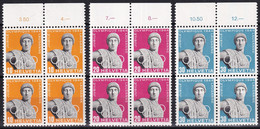 Viererblockserie MiNr. 428 - 430 Schweiz 1944, 21. März. 50 Jahre Internationales Olympisches Komitee - Postfirsch/**/MN - Ongebruikt