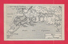 CARTE PLAN 1925 - LE MOURILLON GROSSE TOUR LA SERINETTE CAP BRUN ARSENAL - Carte Topografiche