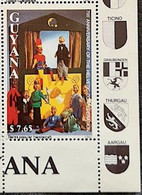 GUYANA 1991: Single Value $ 7.65 "Swiss Popular Handscraft" (Marionette) - From Sheet HELVETIC CONFEDERATION ** MNH - Puppets