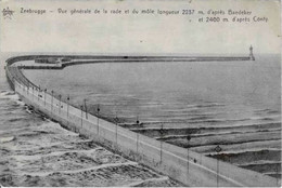 ZEEBRUGGE - Vue Générale De La Rade Et Du Môle - Héliotype De Graeve - Edition Star - Zeebrugge