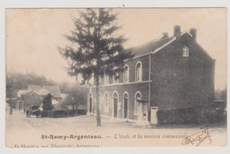 50681  St Remy  Argenteau  L'école  Et  La  Maison Communale - Visé