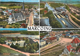 MARCOING - Carte Multi-vues. - Marcoing