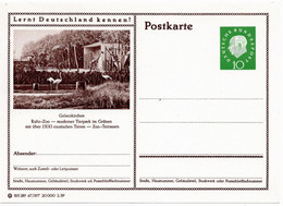 54795 - Bund - 1959 - 10Pfg Heuss III BildGAKte "Gelsenkirchen Ruhr-Zoo", Ungebraucht - Fenicotteri