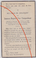 TERHAGEN - ANTWERPEN - JOANNES BAPTIST  VAN CAMPENHOUT - 1926/1945 - OORLOGSSLACHTOFFER - Santini