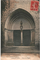 CPA-Carte Postale France Largentiere  Porte De L'église 1908  VM56105 - Largentiere