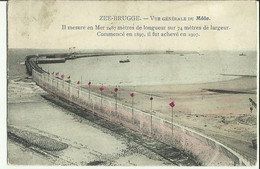 Zeebrugge -- Vue Générale Du Môle.    (2 Scans) - Zeebrugge