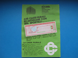 19??  CARTOLINA LOTTERIA GENERICA ICCREA - Biglietti Della Lotteria