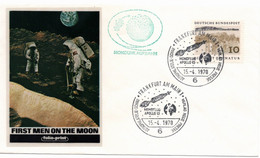 54801 - Bund - 1970 - 10Pfg Naturschutz EF A SoUmschl SoStpl FRANKFURT - MONDFLUG APOLLO 13 ... , Nicht Gelaufen - Stati Uniti