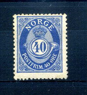 1921-29 NORVEGIA N.96 * 40ore - Unused Stamps