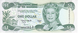 BILLETE DE BAHAMAS DE 1 DOLLAR DEL AÑO 1996  (BANKNOTE) SIN CIRCULAR (UNC) - Bahamas