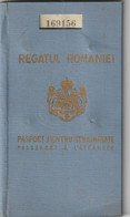 ROMANIA Passport 1936 ROUMANIE Passeport  – Reisepaß – Revenues/Fiscaux - Documenti Storici