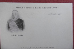 Président KRUGER - Lot De 5 Cartes - 1900 - Marseille - Guerre Des BOERS - TRANSAAL - ZULULAND - Sud Africa