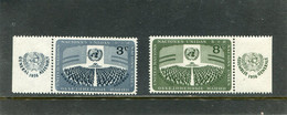 UNITED NATIONS - NEW YORK   - 1956  UNITED NATIONS DAY WITH TABS  SET   MINT NH - Nuevos