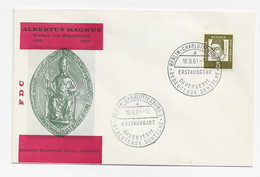 3709  FDC  Berlin - Charlottenburg  1961, Albertus Magnus ,Bischof Von Regensburg, Obispo - FDC: Buste