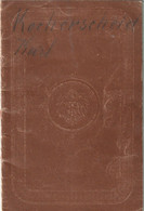 GERMANY  Passport 1919 Passeport ALLEMAGNE – Reisepaß - Documenti Storici