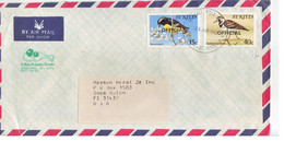 ST. KITTS  Luftpostbrief Airmail Cover  Lettre Par Avion 1982 To USA      Vögel  Birds - St.Kitts E Nevis ( 1983-...)