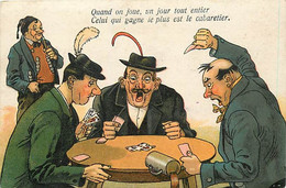 Themes Div-ref LL737- Illustrateur -cartes A Jouer - Joueurs De Cartes Au Cabaret - - Cartes à Jouer