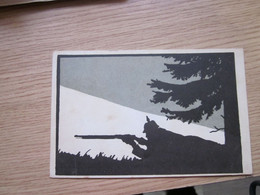 Feld Postkarte German Soldiers WW1 Silhouette - Silhouette - Scissor-type
