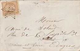 Etoile " 31 " De PARIS / 21 (TTB) Pour Angers. ( Tarif Imprimés.) - 1849-1876: Periodo Classico