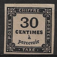France Taxe N°6(*), Neuf Sans Gomme. - 1859-1959 Nuovi