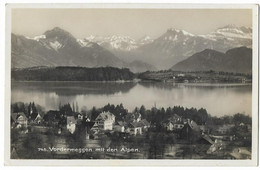 VORDERMEGGEN:: Teilansicht Am See, Foto-AK ~1930 - Meggen