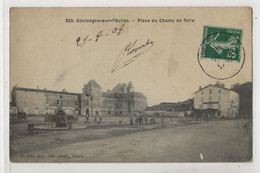 Coulonges-sur-l'Autize (79) : La Place Du Champ De Foire En 1907 (animé) PF. - Coulonges-sur-l'Autize