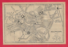 CARTE PLAN 1947 - ALENCON - Carte Topografiche