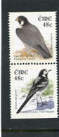 IRELAND/EIRE - 2003  BIRDS  48c  PAIR EX BOOKLET  IMPERF TOP & BOTTOM  MINT NH - Nuovi