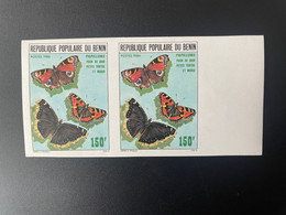 Benin 1986 Mi. 446 IMPERF ND Papillon Butterfly Schmetterling Faune Fauna Insect - Bénin – Dahomey (1960-...)