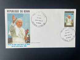 Bénin 1993 Mi. 536 FDC 1er Jour Visite Du Pape Jean-Paul II Papst Johannes Paul Pope John Paul Visit - Popes