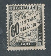 FB-689:FRANCE: Lot Avec Taxe N°21* - 1859-1959 Neufs