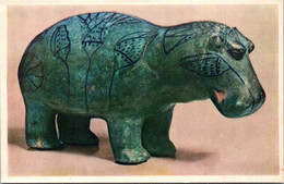 (2 K 3 ) (OZ-PF) Egypt - Hippopotamus - Decorated Faience - Oggetti D'arte