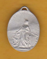 Guerre 14-18 WWI - Petite Médaille En Tôle D'aluminium Emboutie - Journée Serbe 1916 - Frankrijk