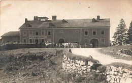 Carte-Photo Hôtel Du Marchairuz Vaches Gimel - Gimel