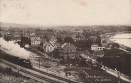 Saint-Blaise Vue Générale Train Locomotive à Vapeur Bahn 1920 Dampflokomotive - Saint-Blaise