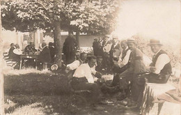 Carte-Photo Lot: Féchy Allaman District De Rolle - Apéritif Entre Hommes - Allaman