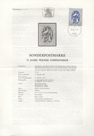 Österreich 1496 Auf Erläuterungsblatt Der Post 1x Gefaltet - 1971-80 Cartas