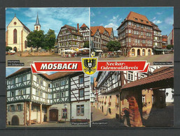 Deutschland 1990er Ansichtskarte MOSBACH Baden, Sauber Unbenutzt - Mosbach