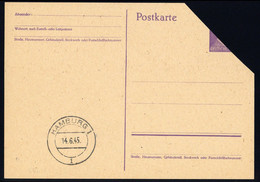 1945, Gebühr Bezahlt, Belege 45-48, Notmaßnahmen, PA 12 A, Brief - Non Classificati