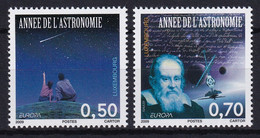 MiNr. 1831 - 1832 Luxemburg 2009, 12. Mai. Europa: Astronomie - Postfirsch/**/MN - Nuovi