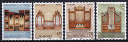 MiNr. 1845 - 1848 Luxemburg 2009, 1. Dez. Wohlfahrt: Orgeln (IV) - Postfirsch/**/MN - Nuovi