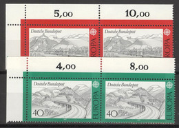 BRD 2x934/35 Eckrandpaare ** Postfrisch - Unused Stamps